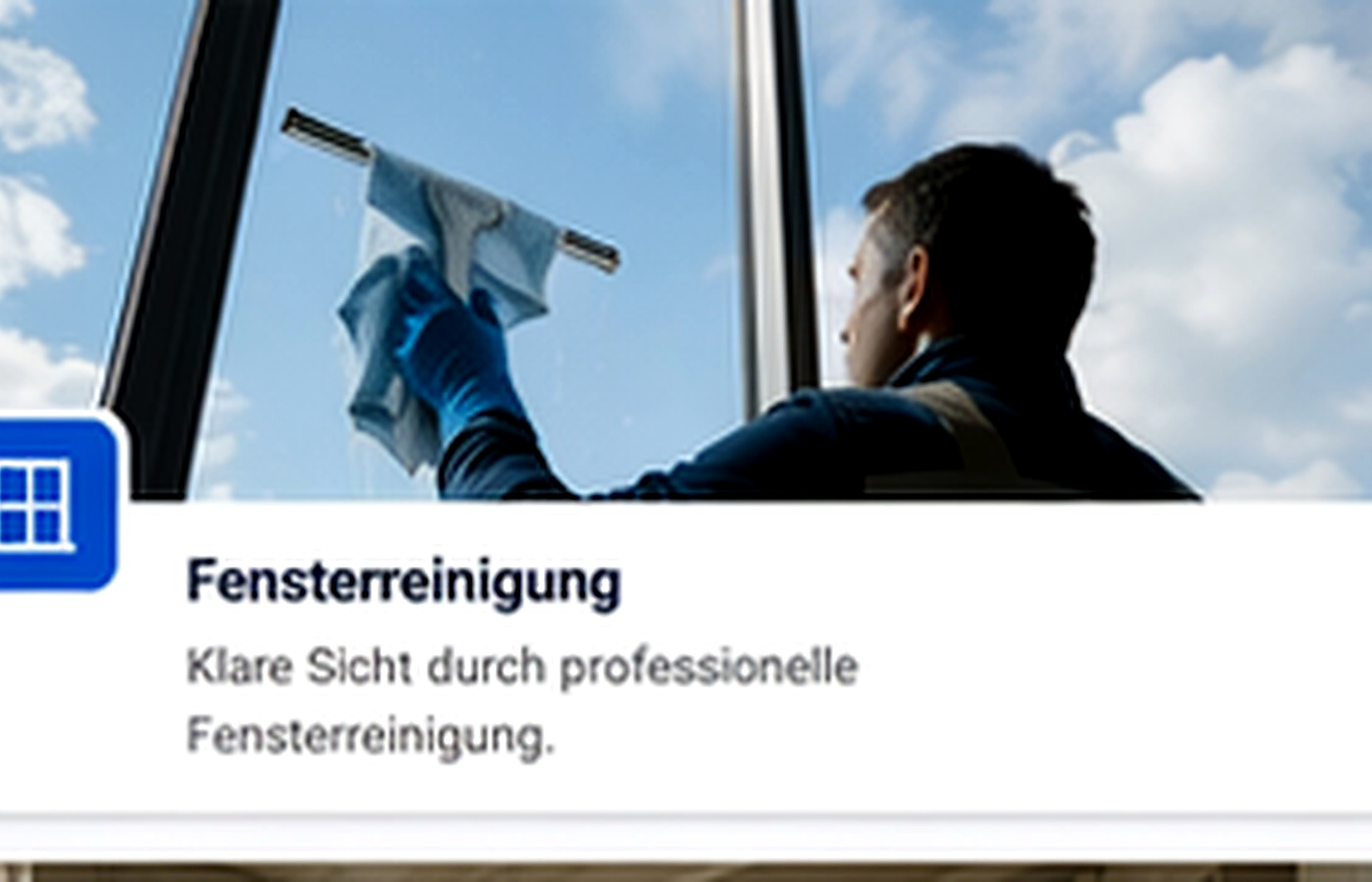 Fensterreinigung