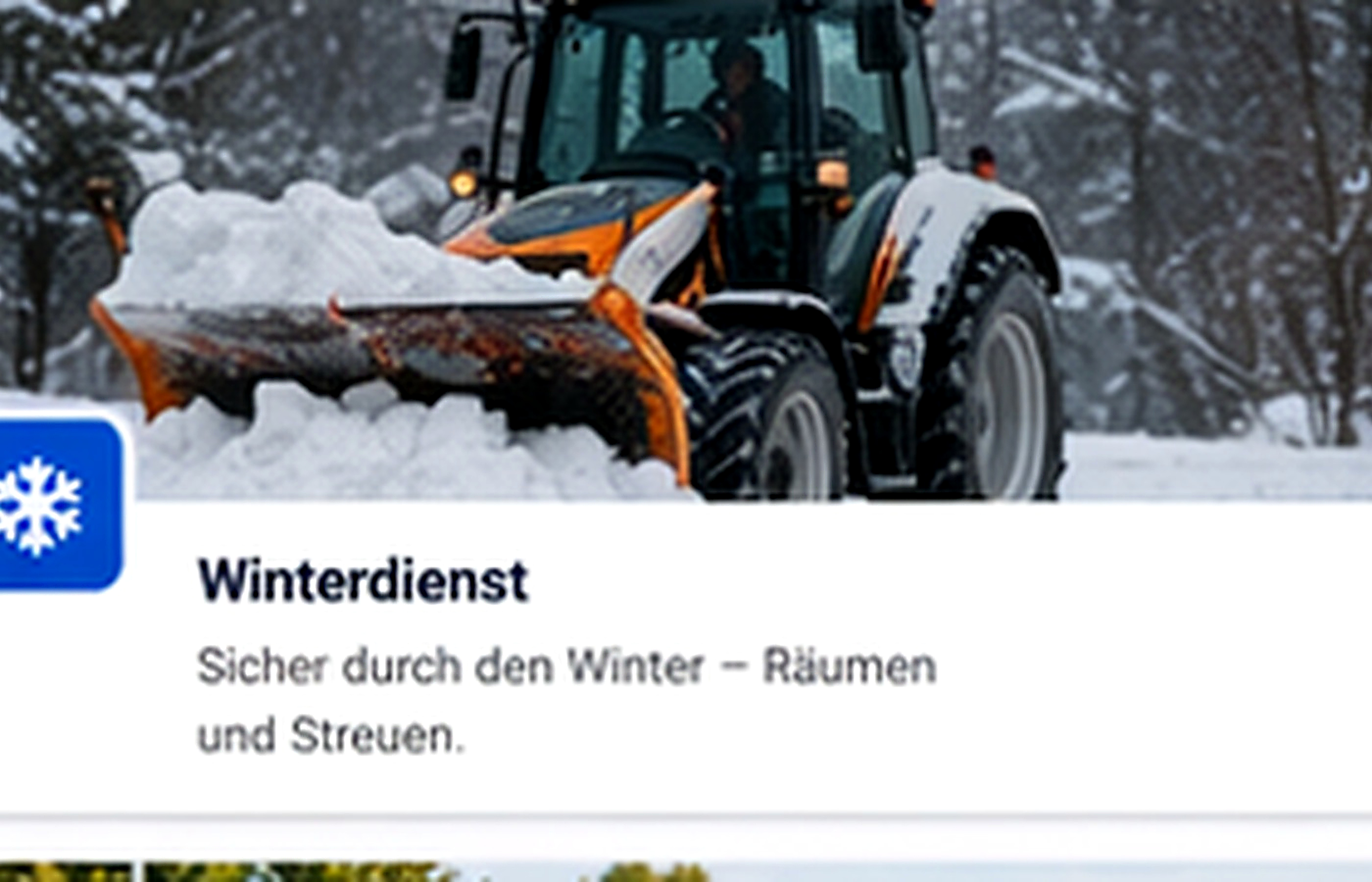 Winterdienst